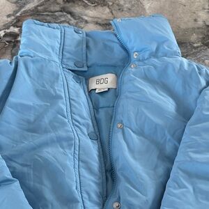 BDG Sky Blue Quilted Puffer Jacket